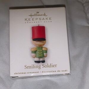 Hallmark Keepsake Soldier Ornament with Red and Green